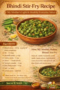 Bhindi Stir-Fry Recipe