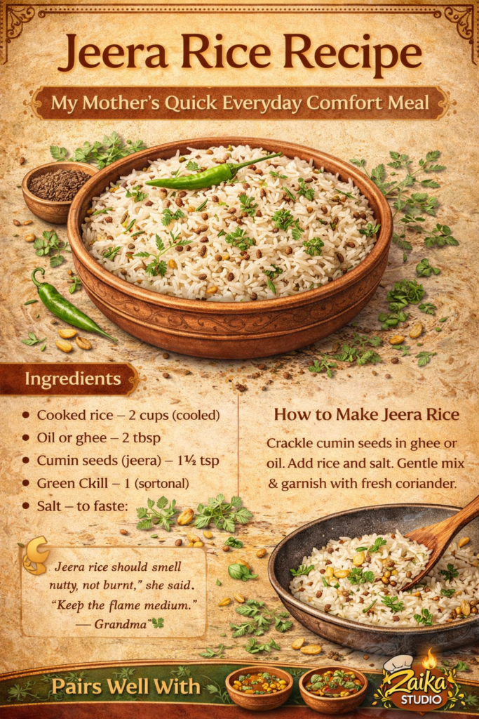 Jeera Rice Recipe