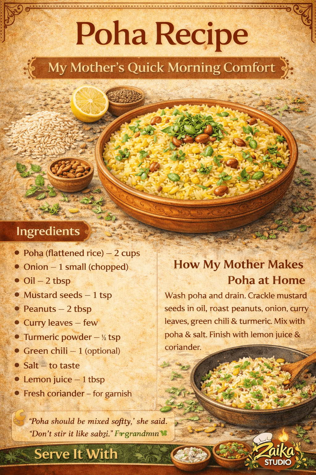 Poha Recipe