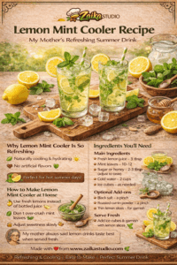 Lemon Mint Cooler Recipe