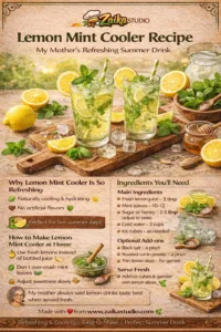 Lemon Mint Cooler Recipe
