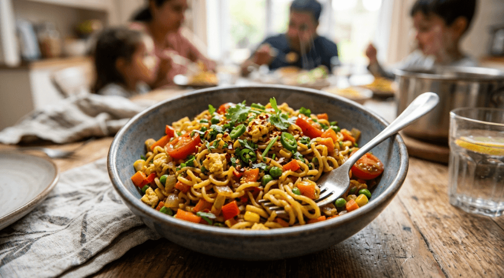 15-Minute Maggi Upgrade – My Family's Masala Twist